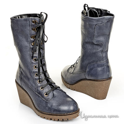 Полуботинки Kurt Geiger, цвет цвет серо-синий