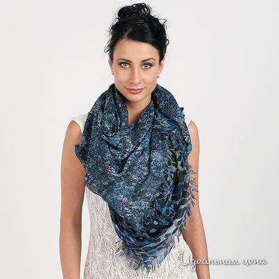 Платок Tom Tailor, цвет цвет черный / синий