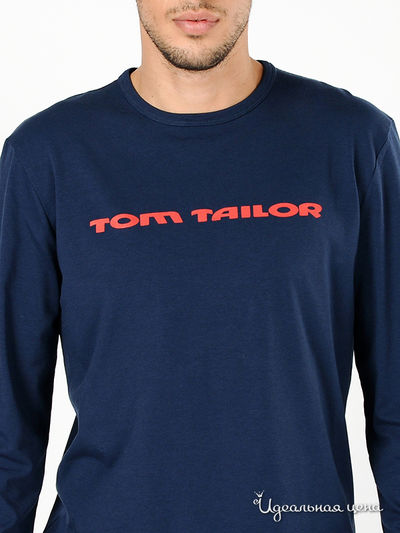 Лонгслив Tom Tailor мужской, цвет темно-синий