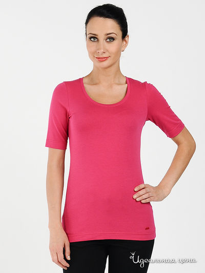 Футболка Tom Tailor, цвет цвет малиновый