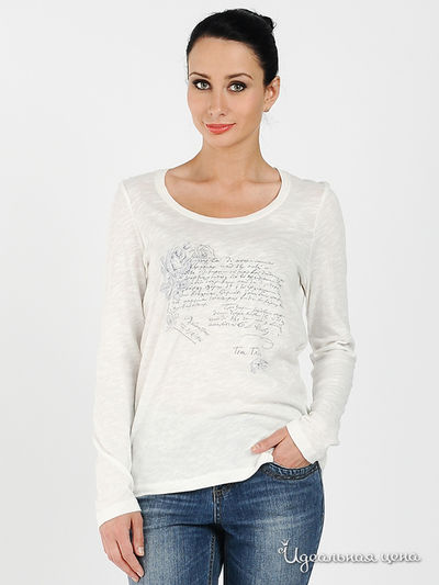 Лонгслив Tom Tailor, цвет цвет белый