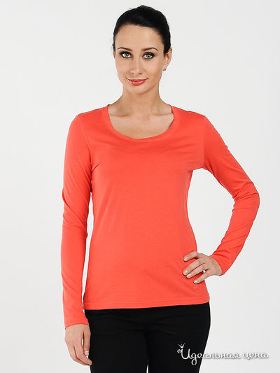 Лонгслив Tom Tailor, цвет цвет оранжевый