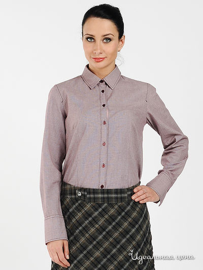 Блуза Tom Tailor, цвет цвет бордовый / белый