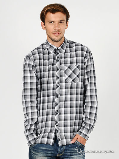 Рубашка Tom Tailor, цвет цвет черный / серый / белый