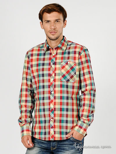 Рубашка Tom Tailor, цвет цвет мультиколор / принт клетка