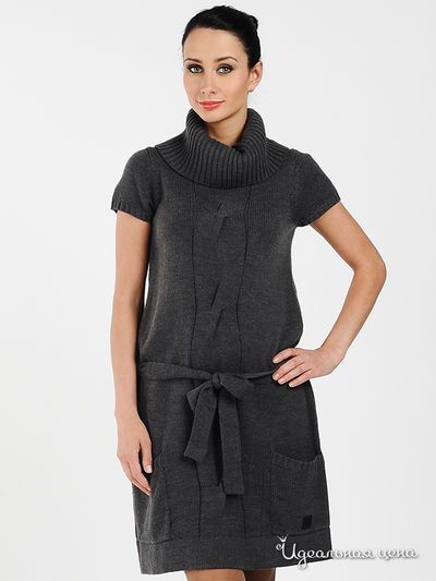 Платье Tom Tailor, цвет цвет темно-серый