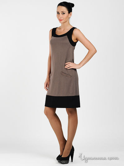 Платье Tom Tailor женское, цвет серо-коричневый