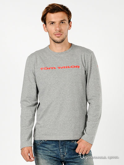 Лонгслив Tom Tailor, цвет цвет серый меланж