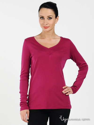 Лонгслив Tom Tailor, цвет цвет фуксия