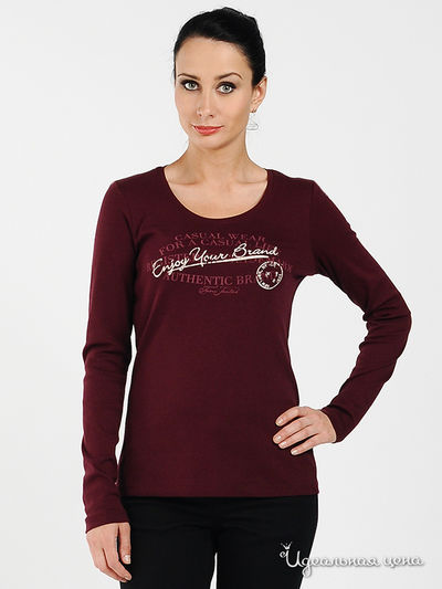 Лонгслив Tom Tailor, цвет цвет вишневый