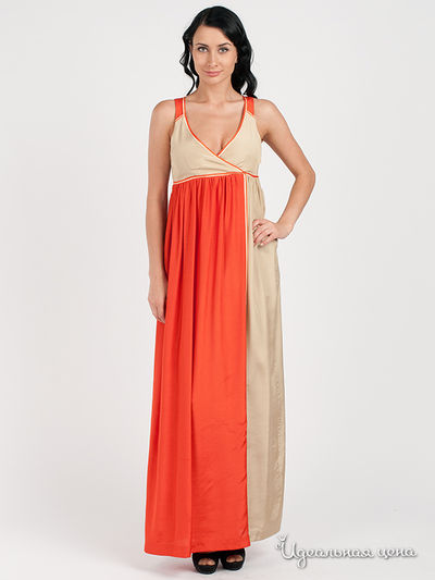 Сарафан Maria Rybalchenko, цвет цвет бежевый / оранжевый