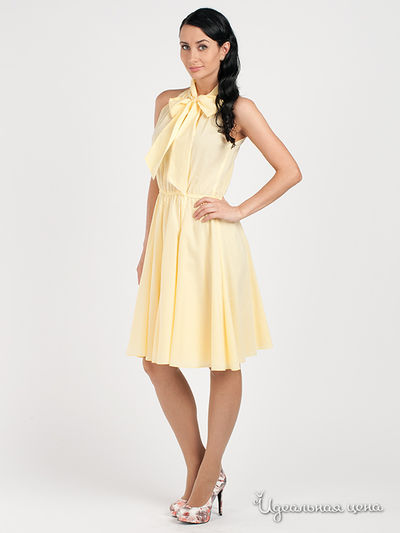 Платье Maria Rybalchenko женское, цвет светло-желтый