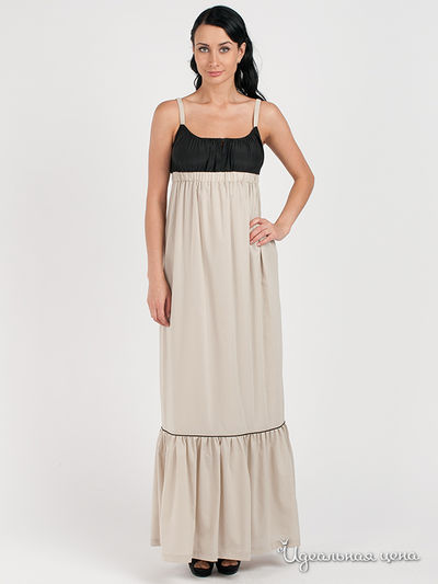 Сарафан Maria Rybalchenko, цвет цвет бежевый / черный