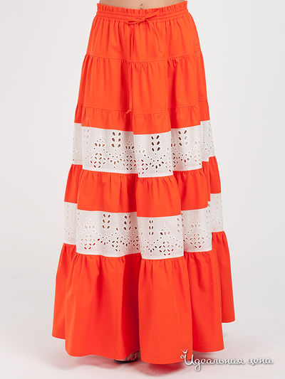 Юбка Maria Rybalchenko, цвет цвет оранжевый