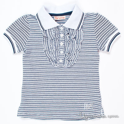 Футболка-поло Brums, цвет цвет белый / синий