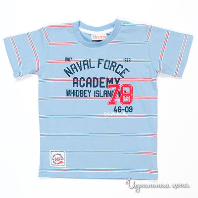 Футболка Brums, цвет цвет голубой