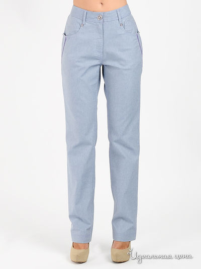 Брюки Enjoy (одежда), цвет цвет голубой