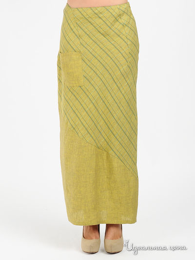 Юбка IMPREVU, цвет цвет зеленый