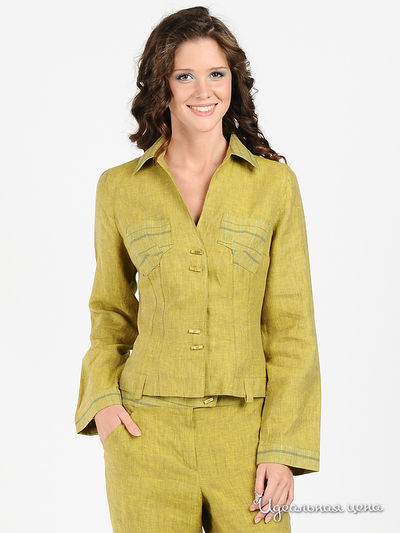 Жакет IMPREVU, цвет цвет зеленый