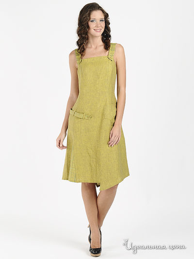 Платье IMPREVU, цвет цвет зеленый