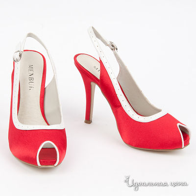 Туфли Menbur, цвет цвет красный / белый