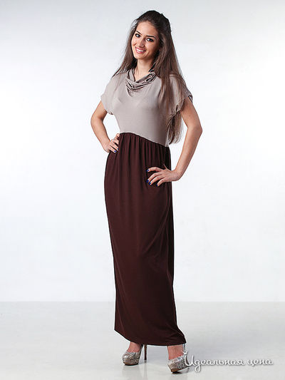 Платье Modno, цвет цвет шоколадный