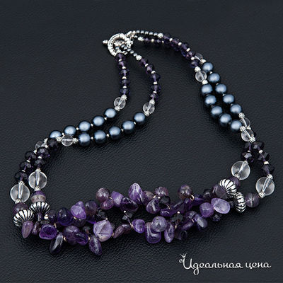 Бусы Bourgeoisie, цвет цвет фиолетовый