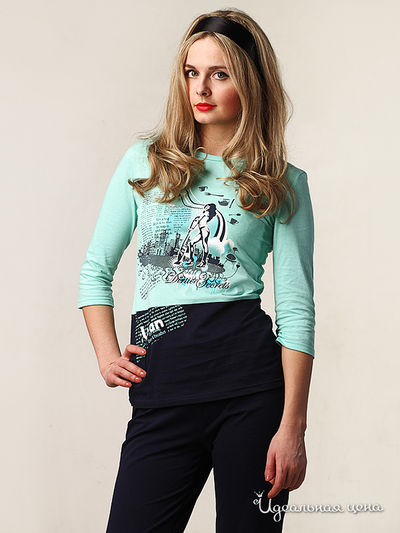 Костюм Modno, цвет цвет бирюзовый / темно-синий