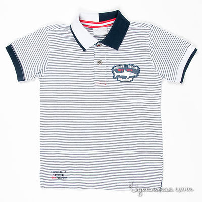 Футболка M9K, цвет цвет белый / синий