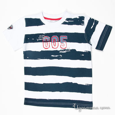 Футболка M9K, цвет цвет белый / синий