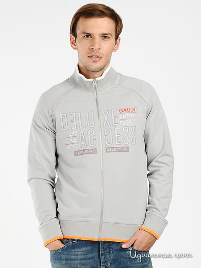 Толстовка Gaudi, цвет цвет светло-серый
