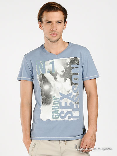 Футболка Gaudi, цвет цвет синий