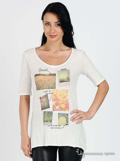 Футболка Gaudi, цвет цвет белый