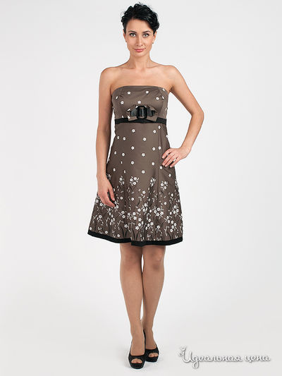 Платье Lily&Vera Mont, цвет цвет коричневый