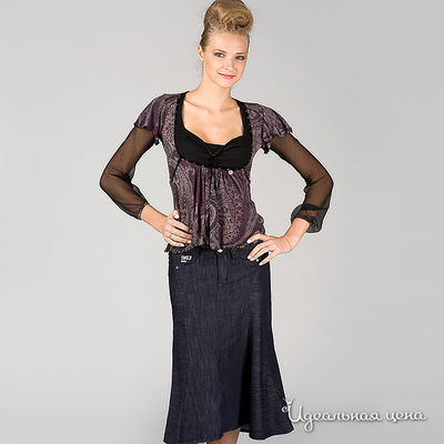 Женская блузка , черная Take Two, цвет Нет данных