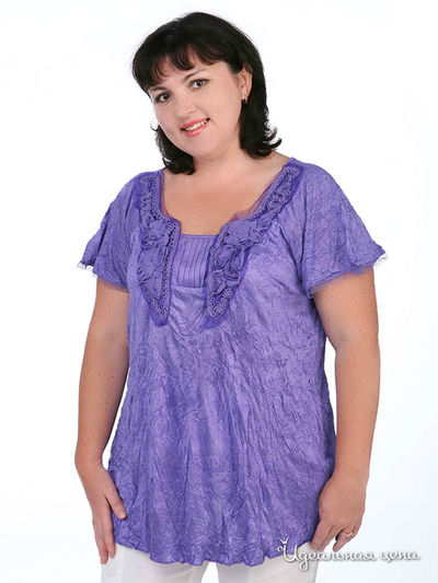 Блуза Зар-Стиль, цвет цвет сиреневый