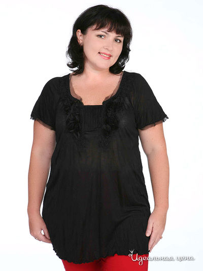 Блуза Зар-Стиль, цвет цвет черный