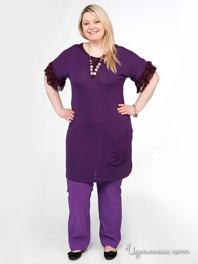 Туника Зар-Стиль, цвет цвет фиолетовый