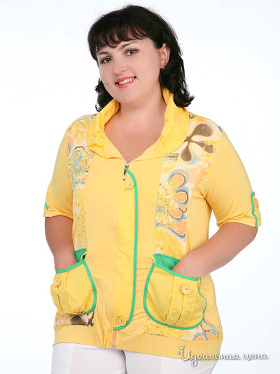 Блуза Зар-Стиль, цвет цвет желтый