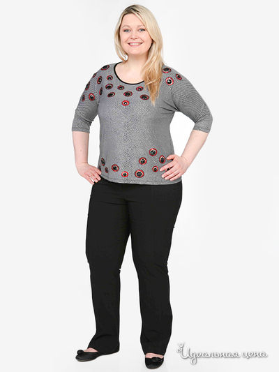 Блуза Зар-Стиль, цвет цвет серый