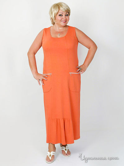 Сарафан Зар-Стиль, цвет цвет терракотовый