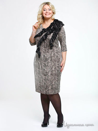 Платье Зар-Стиль, цвет цвет бежевый