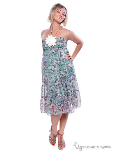 Сарафан Sweet Miss, цвет цвет зеленый / сиреневый