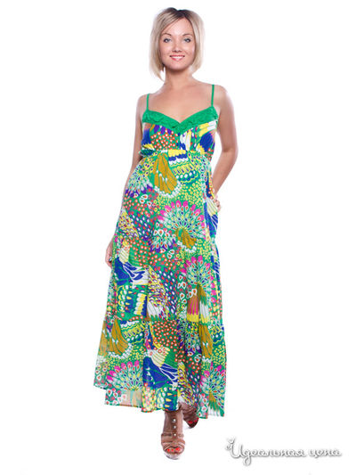 Сарафан Sweet Miss, цвет цвет зеленый / мультиколор