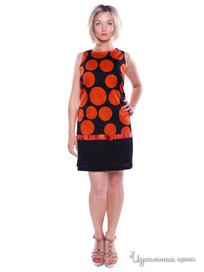 Платье Sweet Miss, цвет цвет оранжевый / черный