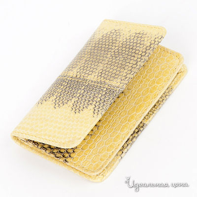 Визитница BLQ, цвет цвет желтый