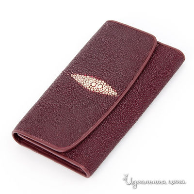 Портмоне BLQ, цвет цвет бордовый