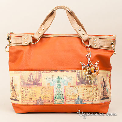 Сумка Glorius, цвет цвет оранжевый / кремовый