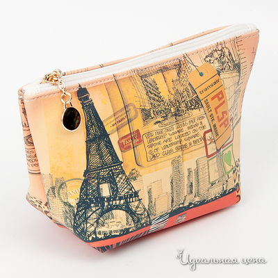 Косметичка Glorius, цвет цвет песочный / оранжевый