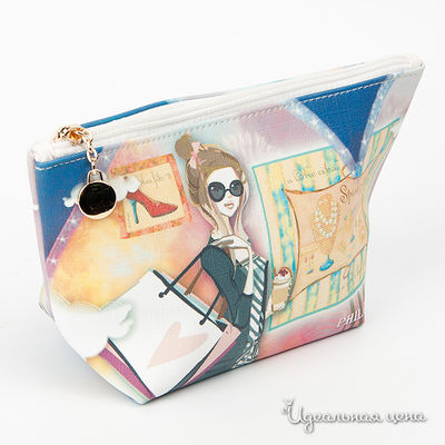 Косметичка Glorius, цвет цвет мультиколор / синий